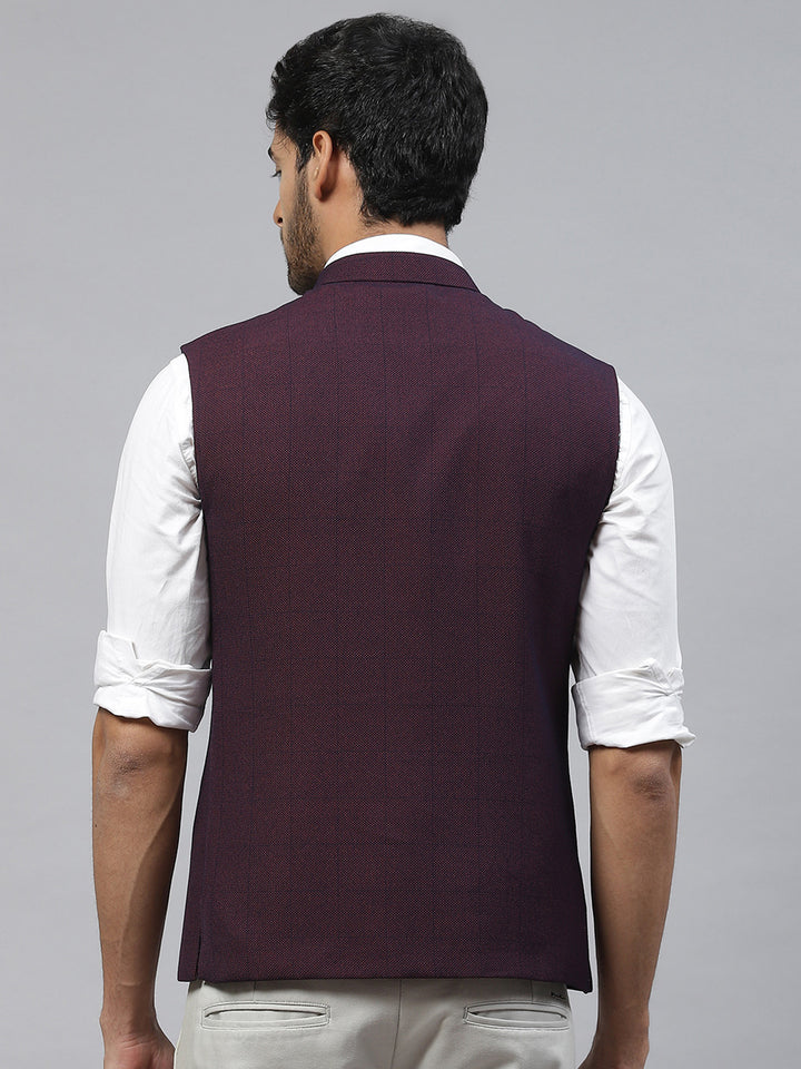 Nehru Jacket with self chex