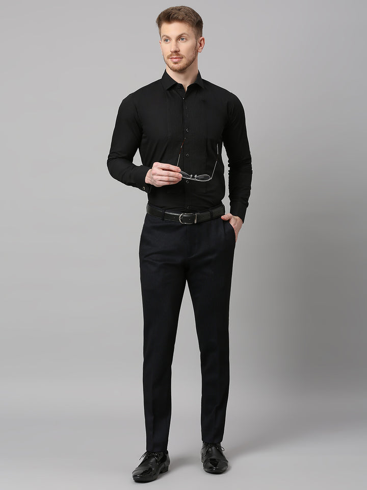 Self design 4 Way Lycra Formal Trouser