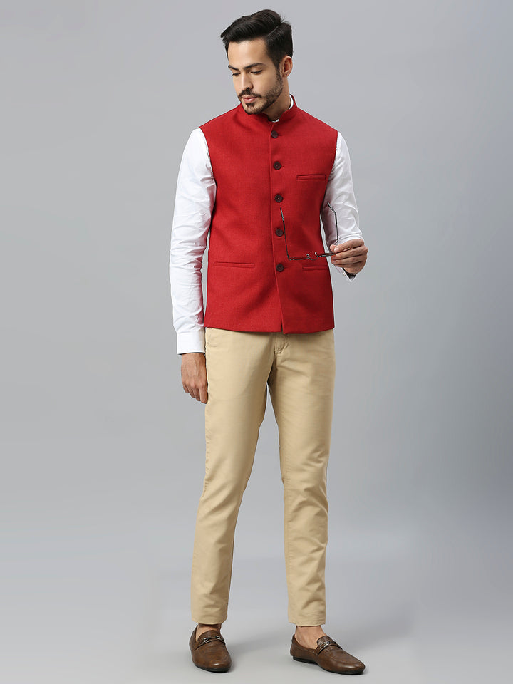 Solid Nehru Jacket