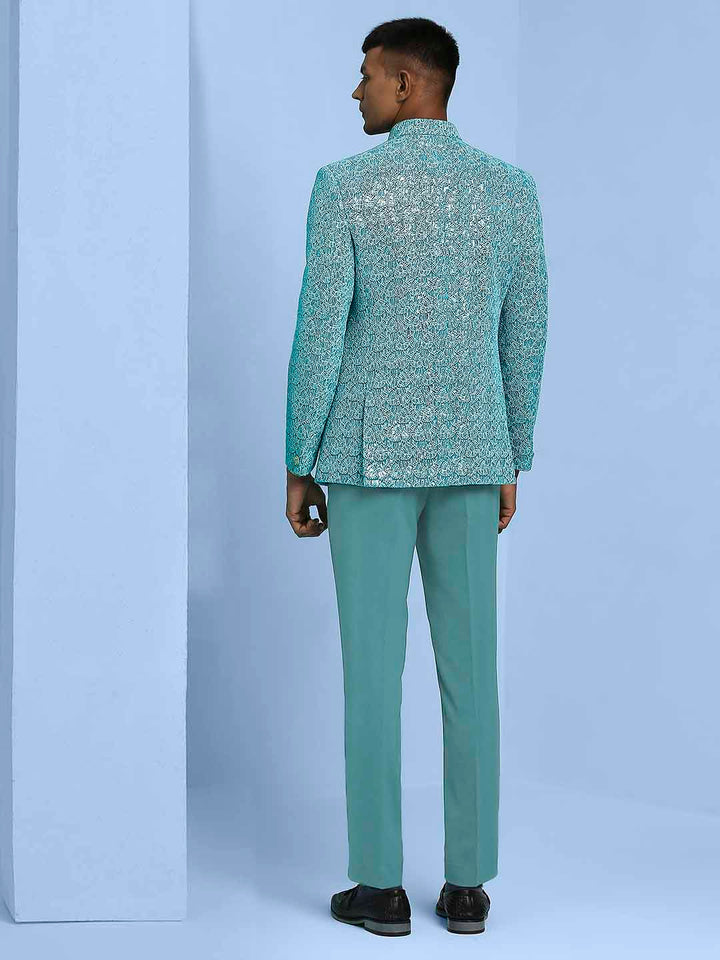 Zari Embroidered Jodhpuri Suit