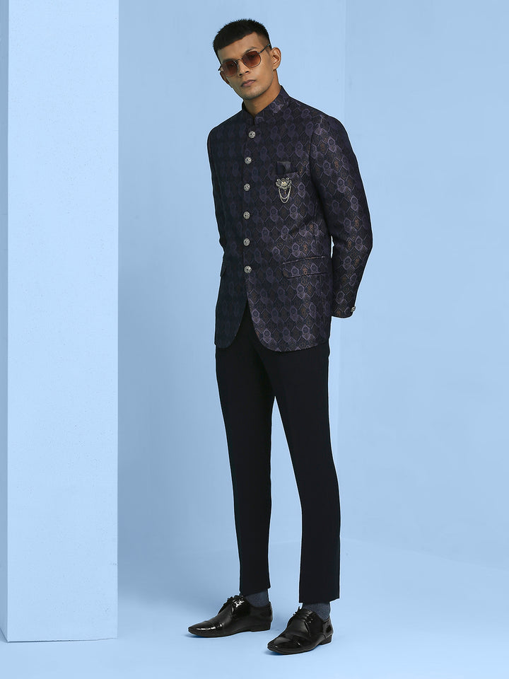 Jacquard Jodhpuri Suit