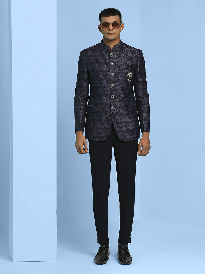 Jacquard Jodhpuri Suit