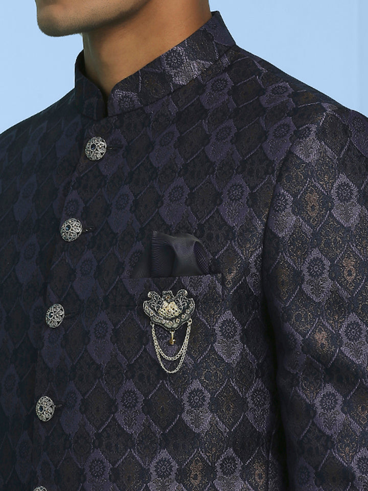 Jacquard Jodhpuri Suit