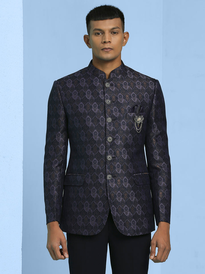 Jacquard Jodhpuri Suit