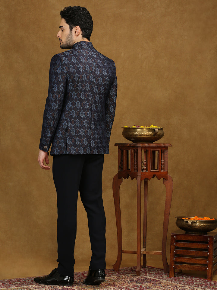 Jacquard Jodhpuri Suit