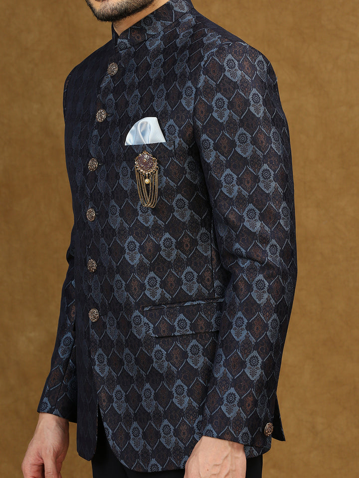 Jacquard Jodhpuri Suit