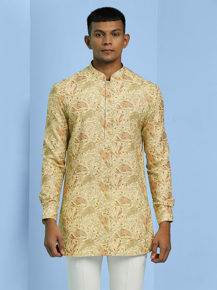 Ethnic Motif Print Short Kurta