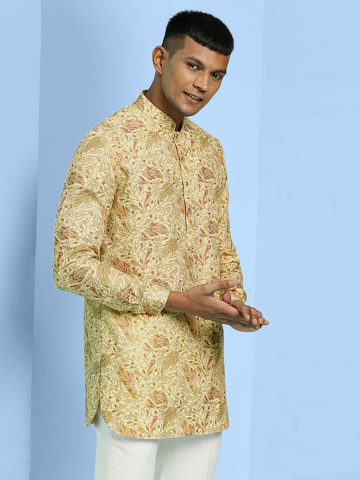 Ethnic Motif Print Short Kurta