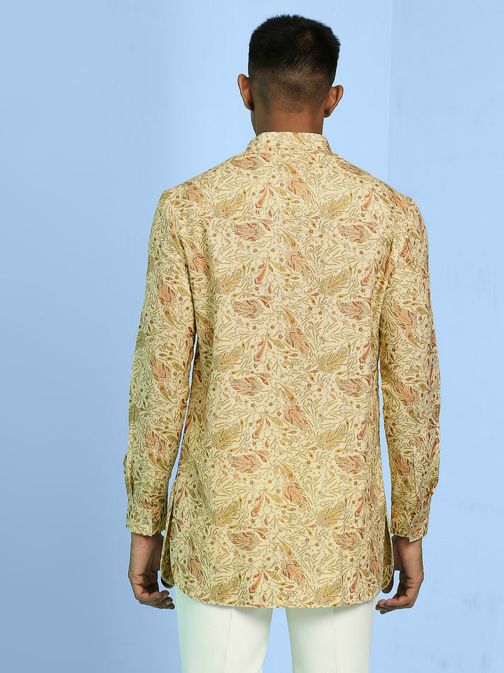 Ethnic Motif Print Short Kurta