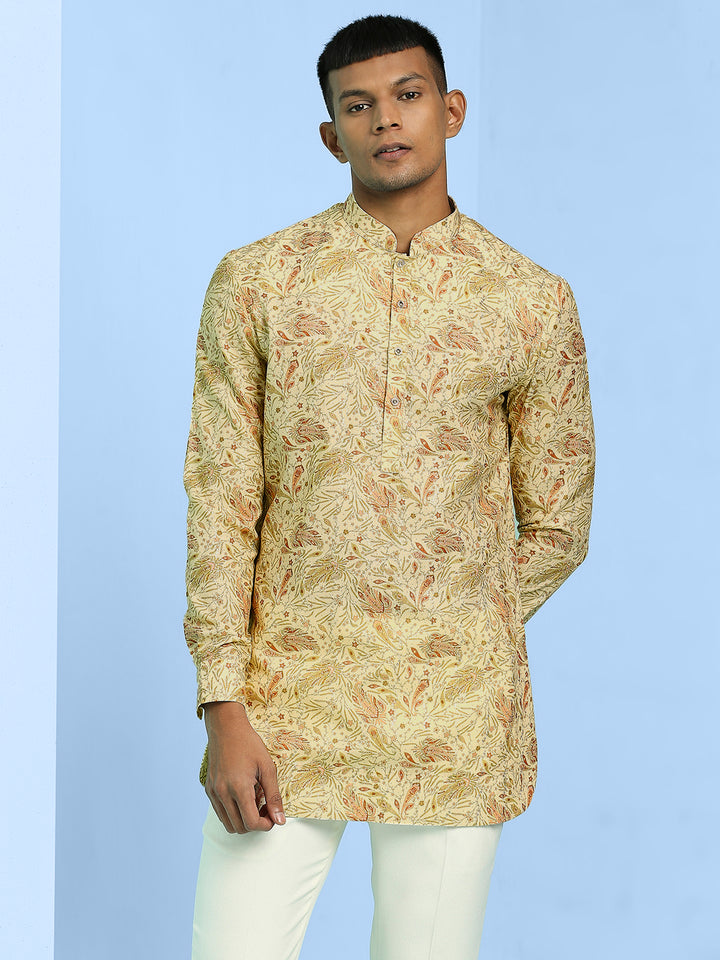 Ethnic Motif Print Short Kurta