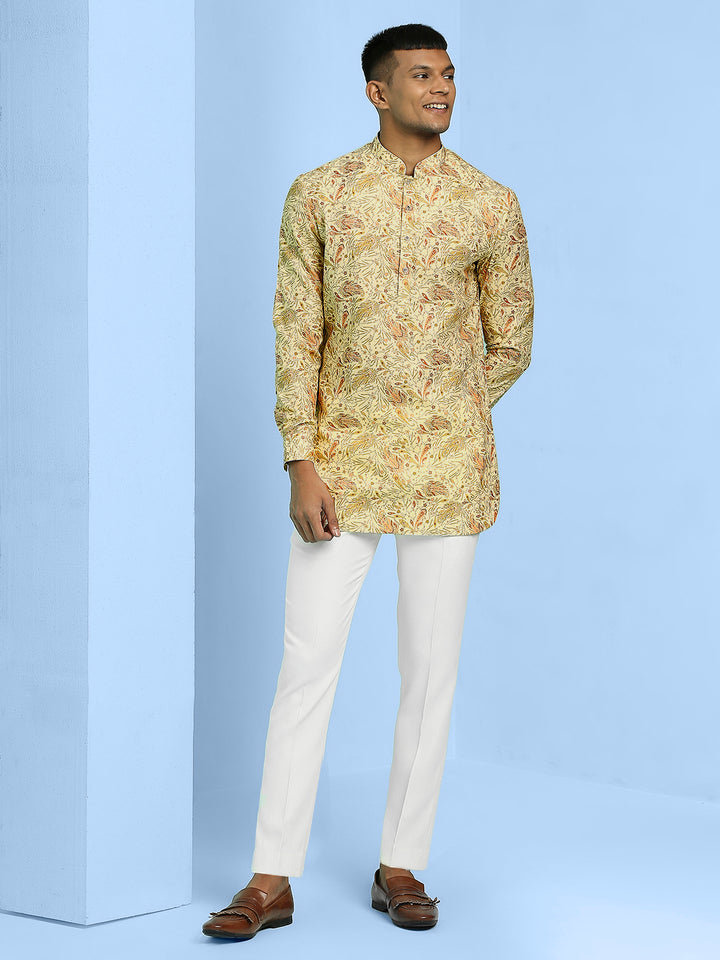 Ethnic Motif Print Short Kurta