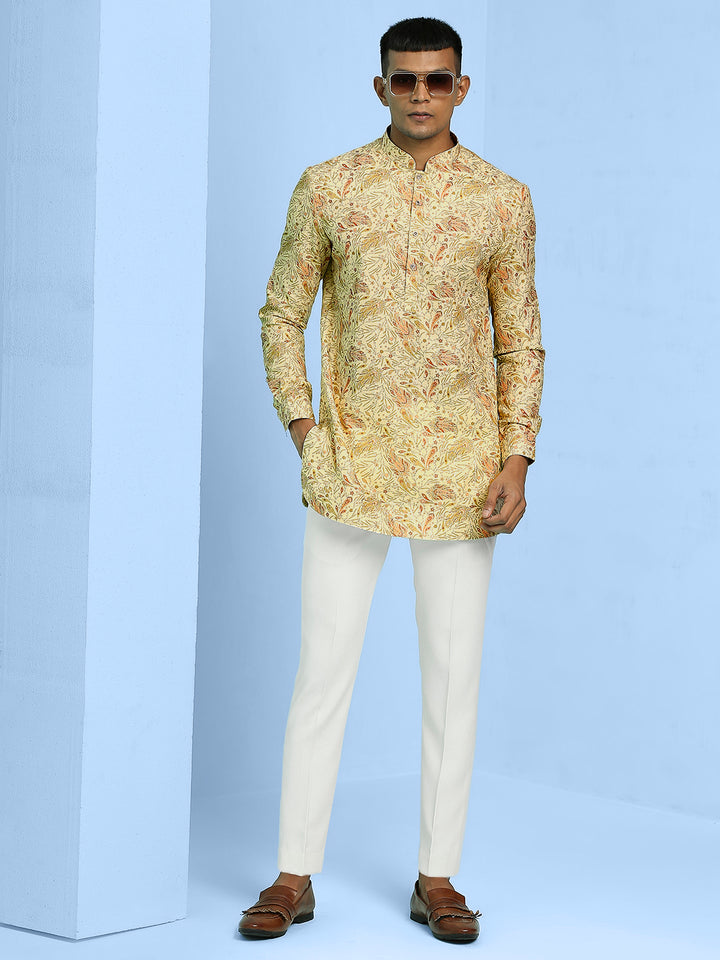 Ethnic Motif Print Short Kurta