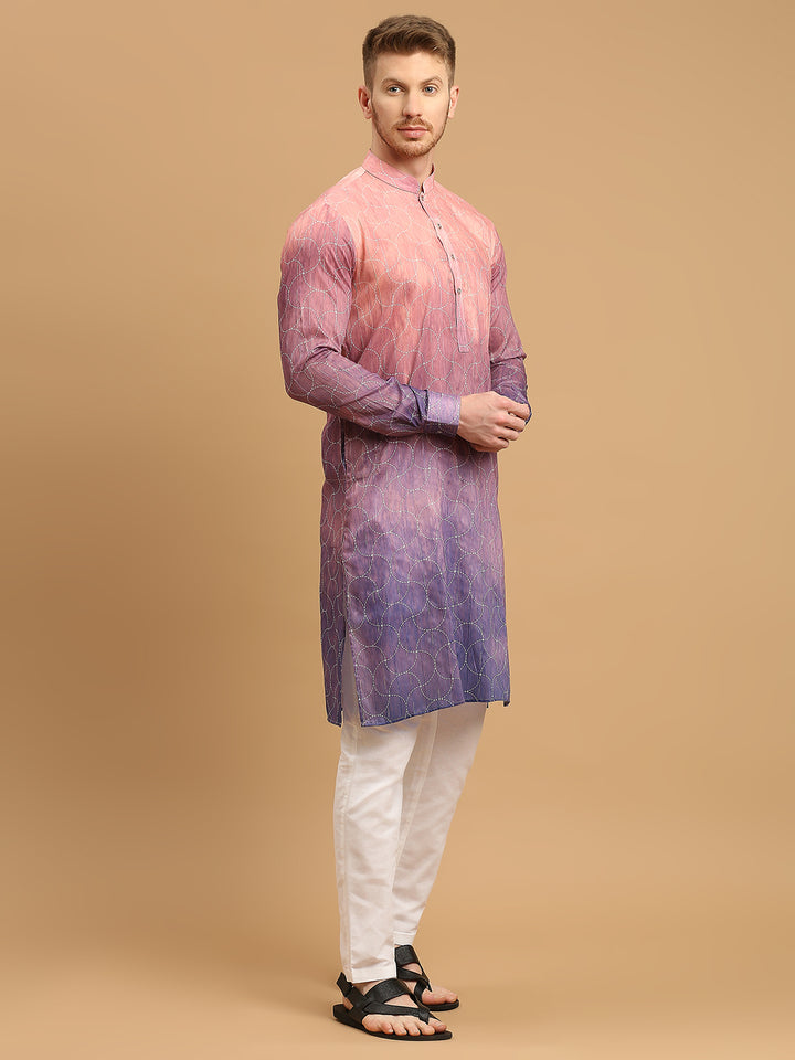 Ombre Kurta with Sequins