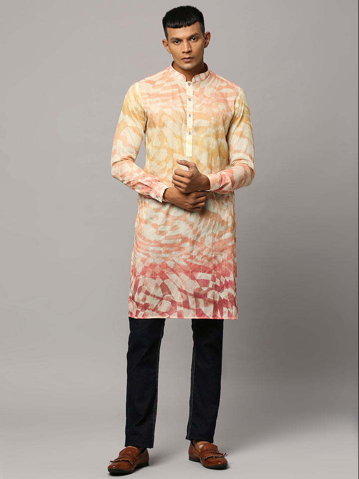 Ombre Kurta with Sequins