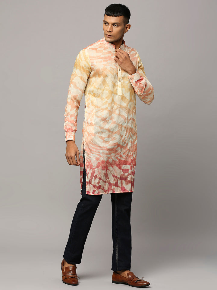 Ombre Kurta with Sequins