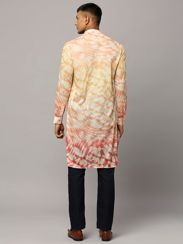 Ombre Kurta with Sequins