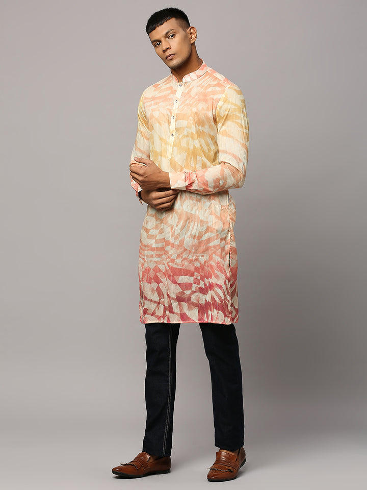 Ombre Kurta with Sequins