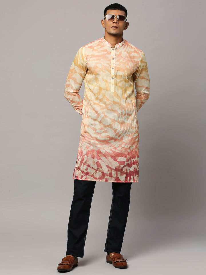 Ombre Kurta with Sequins