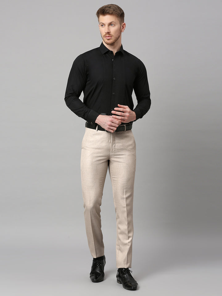 Self design 4 Way Lycra Formal Trouser