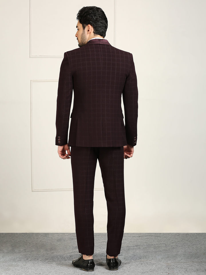 Checkered Japanese Fabric Suit