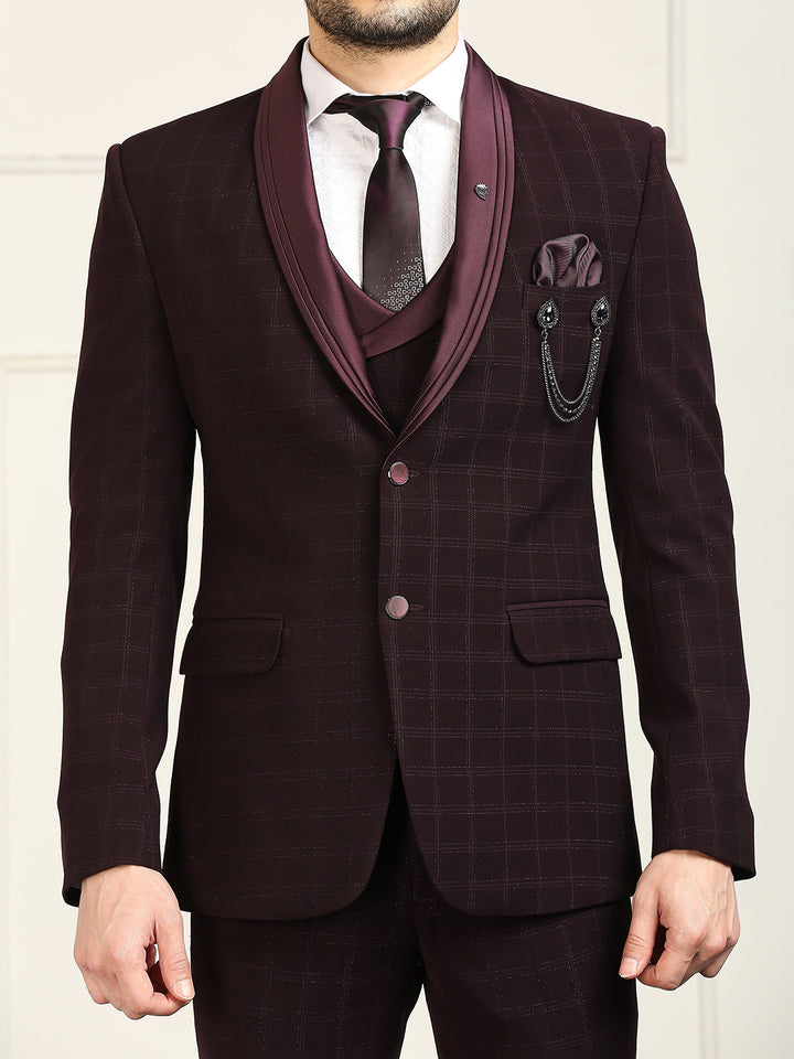 Checkered Japanese Fabric Suit