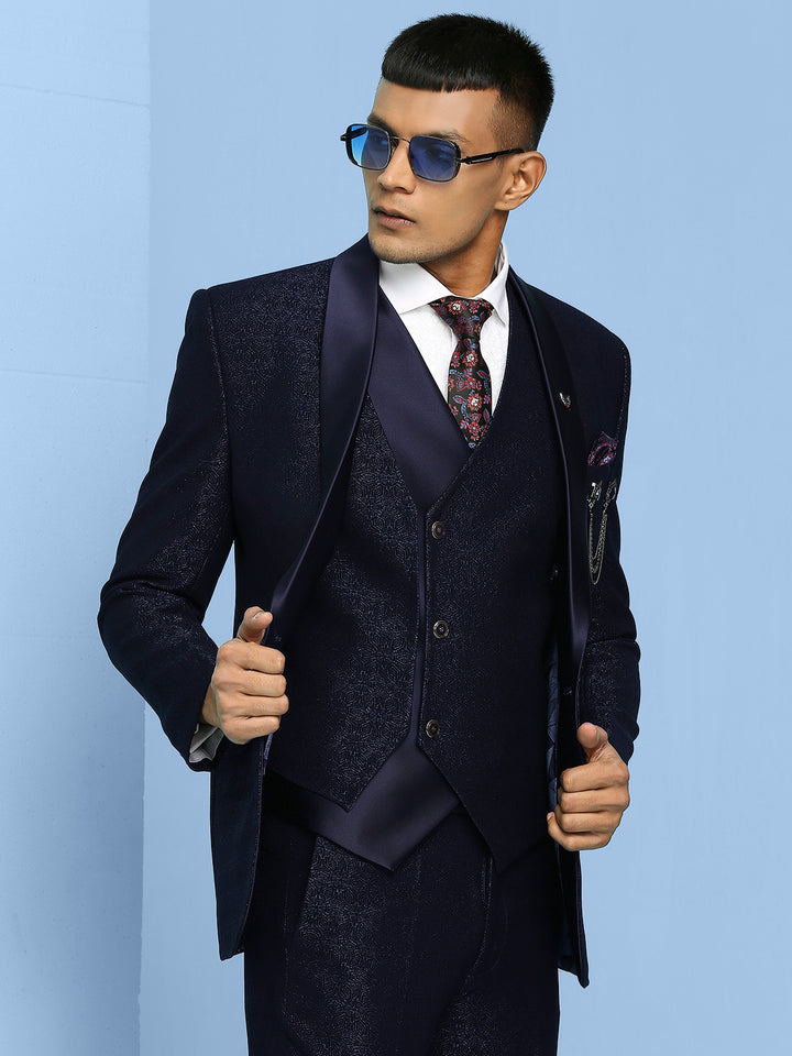 Floral Jacquard Suit