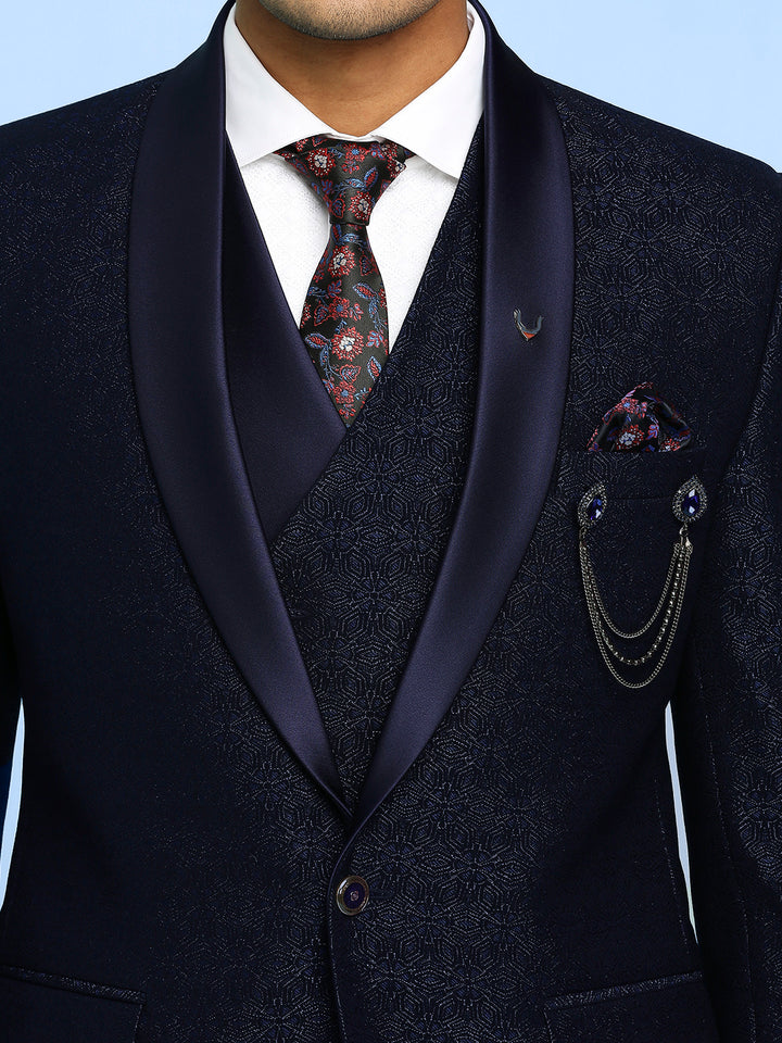 Floral Jacquard Suit