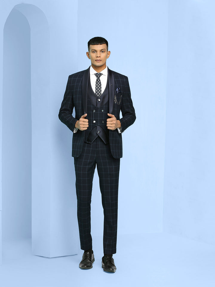 Suit with Checks